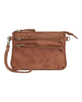 Tim & Simonsen - Small zipper behind Cognac